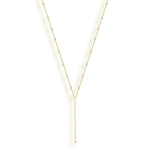 Sweet Pearl Lariat Necklace